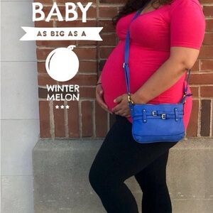 Elegant Blue Crossbody Bag